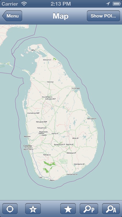 Sri Lanka Offline Map - PLACE STARS