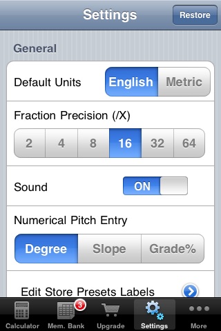 Carpenter's Helper Lite - Free Construction Calculator