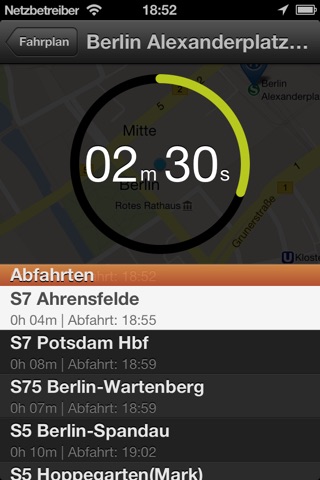 Fahrplan - Der Haltestellenfahrplan mit dem du keine Bahn verpasst! screenshot 2