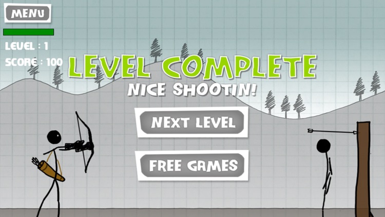 Stickman Apple Shooting Showdown - Free Bow and Arrow Fun Doodle Skill Game screenshot-3