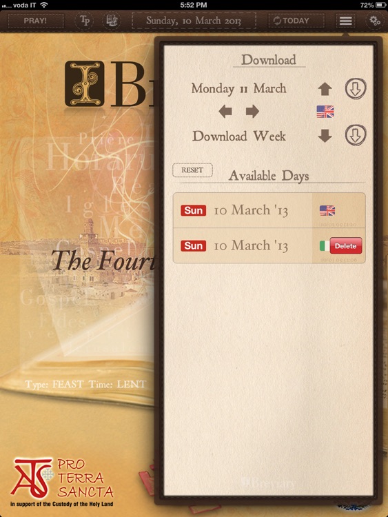 iBreviary Pro Terra Sancta HD screenshot-3