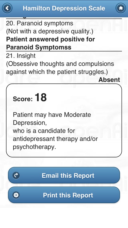 Hamilton Depression Scale Lite screenshot-3