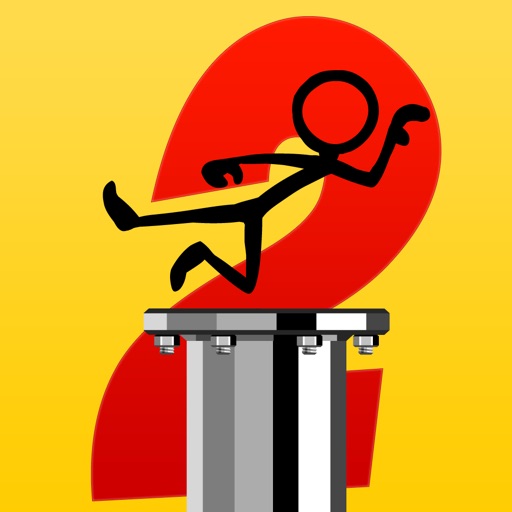 Flappy Stick-man Obstacle Course 2 - The Extreme Challenge iOS App