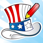 Independence Day Coloring Book for Children Learn to draw and color icons of the United States of America