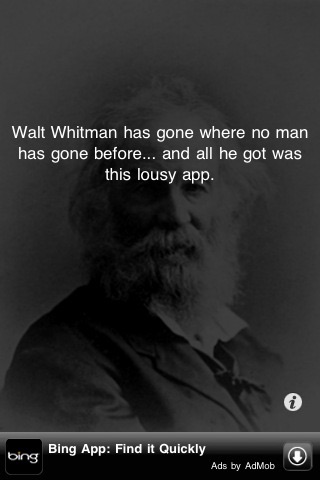 Walt Whitman is Bad A** screenshot 3