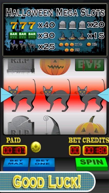 Halloween Mega Slots- Vegas Casino Lucky Jackpot Blitz screenshot-3