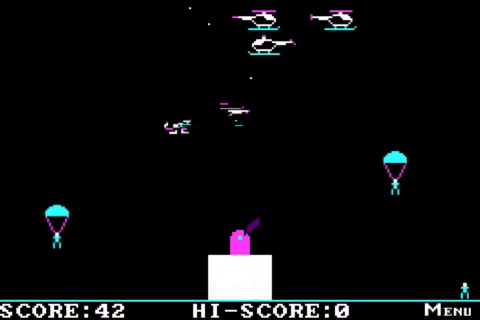 DOS Paratrooper screenshot 2