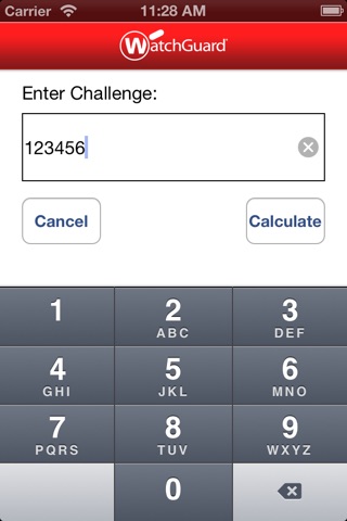 WatchGuard Mobile OTP screenshot 2