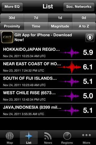 Earthquake Alerts and News Information screenshot 3