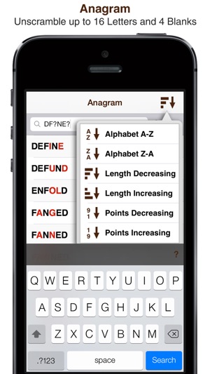 Look It Up Free for Words with Friends and Anagram Solver(圖2)-速報App