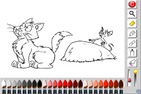 Coloring Book Puss In Boots screenshot 2