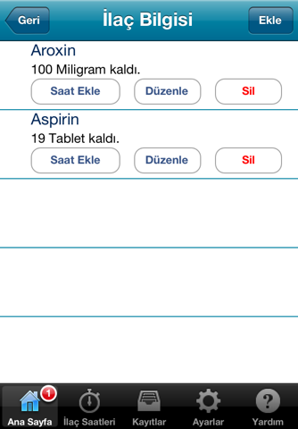 İlaç Saatim screenshot 2