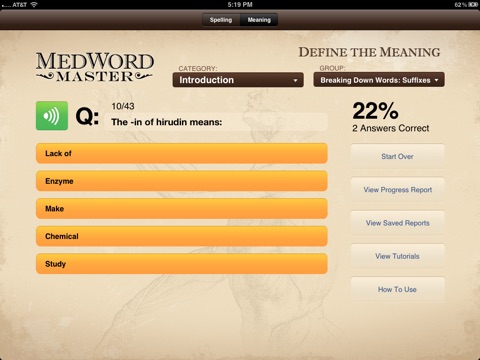 MedWord Master Free screenshot 2