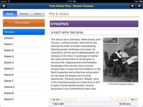 Doctor Faustus York Notes AS and A2 for iPad screenshot 2
