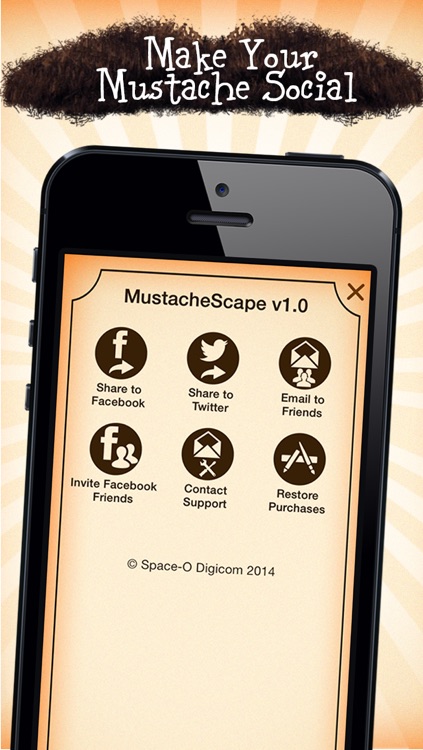 Mustache Scape – The Mustache Face Makeover App ( Mustache me + you, Funny Mustache bash maker, Put mustache, beard or glasses on man, woman, girl, boy or pet's face ) screenshot-4