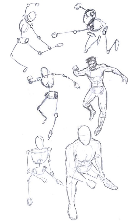 How To Draw A Superhero Body Step By Step