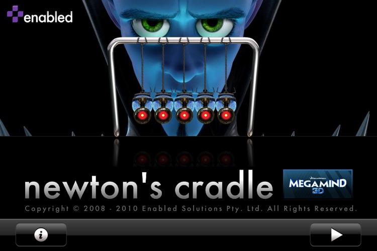 Newton's Cradle Classic Megamind Edition