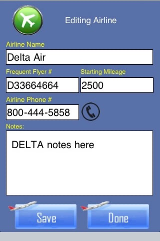 Frequent Flyer Mileage Tracker and Flight Log screenshot 3