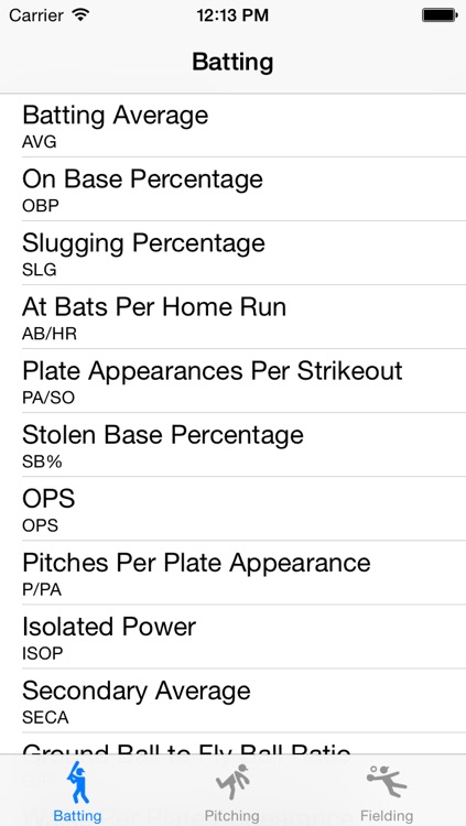 Baseball Statistics Calculator