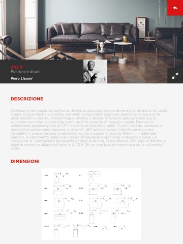 Cassina for iPad screenshot 3