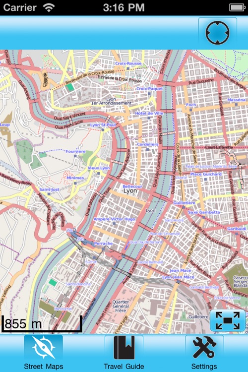 Lyon Street Map Offline