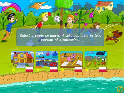 play2learn Polish HD FREE screenshot 2