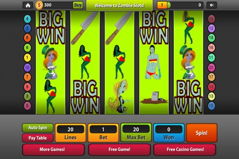Zombie Slots - Living Dead Casinogame screenshot 2