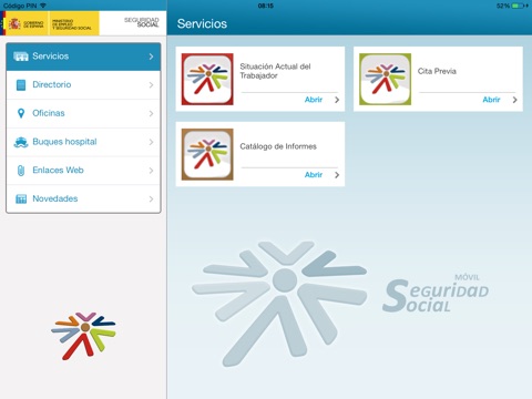 Seg-Social Seguridad Social Móvil HD screenshot 2