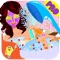 Princess Girls Spa Makeup and Hair Wash Salon - Free Fashion Makeover Games