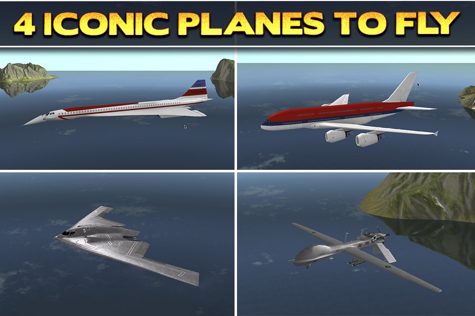 3D Plane Flying Parking Simulator Game - Real Airplane Driving Test Run Sim Racing Games screenshot 2