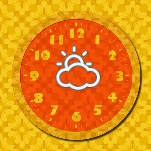 Analog Quartz Clock+Weather Icon