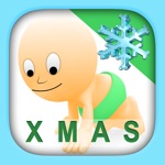 Christmas Puzzle for Babies Free Move Winter Cartoon Images and Listen Sounds of Animals or Tools with Best Jigsaw Game and Top Fun for Kids, Toddlers and Preschool