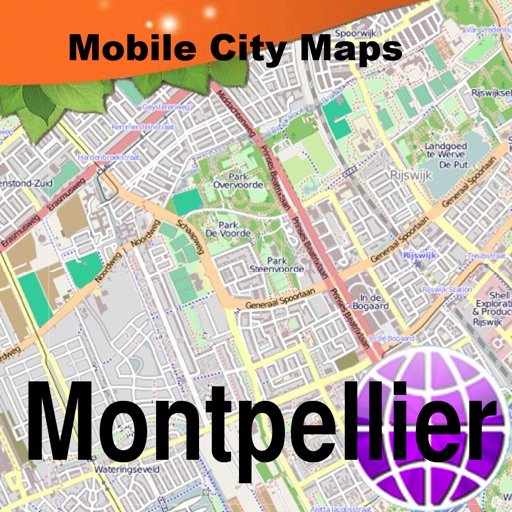Montpellier Street Map