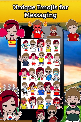Emoji France Soccer Fan Free screenshot 2