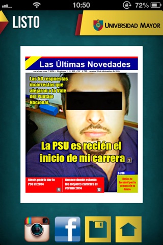 Tu Portada PSU screenshot 4