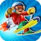 Jetpack Ski Flying Stunt: Winter Sports Adventure