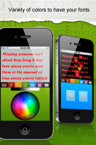 Font Messenger Lite screenshot 3