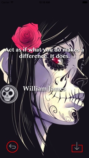 Skull Art Theme HD Wallpaper and Best Inspirational Quotes B(圖5)-速報App