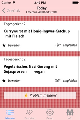 Mensa-Jäger Ad-Free: Mensa Speiseplan werbefrei u.a. Berlin München Köln Frankfurt Bochum Hamburg uvm.! screenshot 3