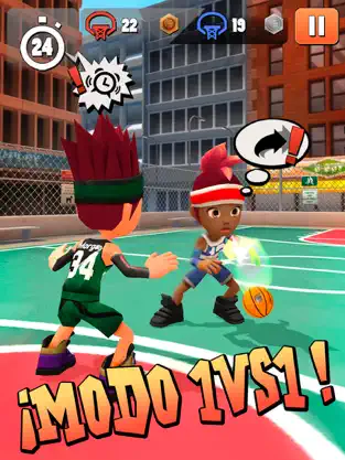Screenshot 1 Swipe Basketball 2 iphone