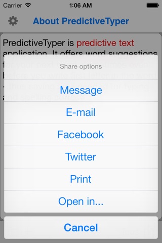 PredictiveTyper - Text Editor with Smart & Fast Predictive Text Keyboard screenshot 2