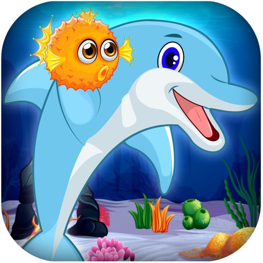 Two Dolphin Battle Toss - Awesome Marine Tale Revenge Free icon