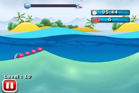 Dolphin Jet Skier Run - Fun Wave Surfer Rider Paid screenshot 3