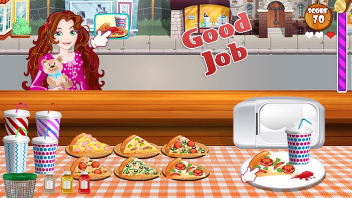Pizza Scramble - Crazy rising star chef’s girls kids kitchen Game