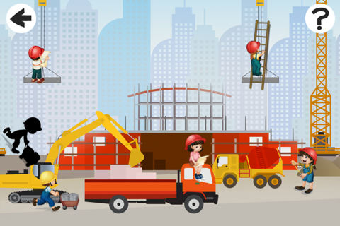 A Construction Site Shadow Game: Learn and Play for Children screenshot 4