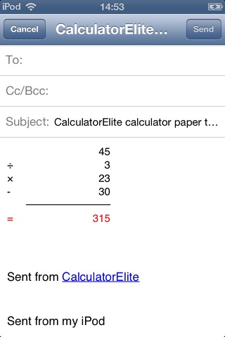 Calculator Elite Free - calcultor for ipad,iphone with smash hit formular display & paper tape screenshot 4