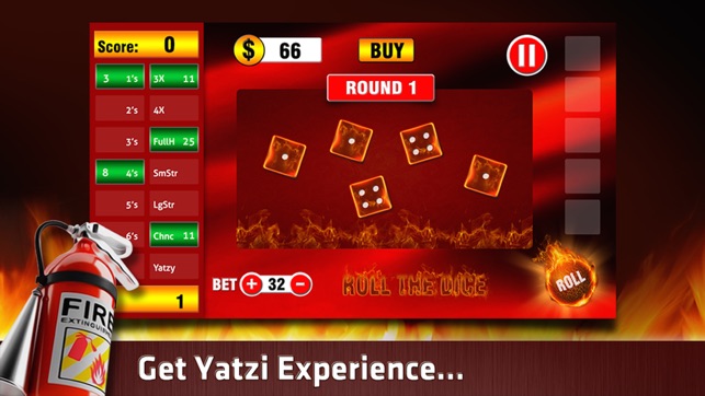 Yatzy on Fire - Free, Hot & New Yahtzy Dice Game(圖2)-速報App