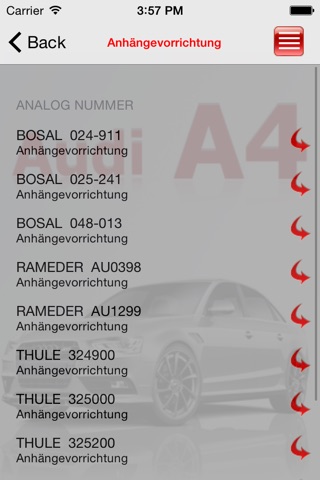 AutoParts  Audi A4 screenshot 2