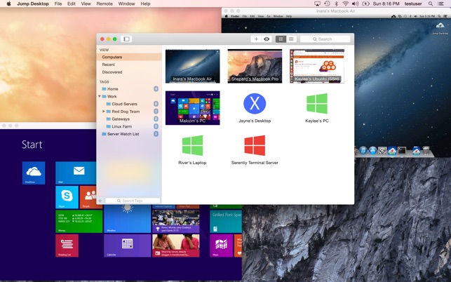 conexion a escritorio remoto mac windows 8.1 single language