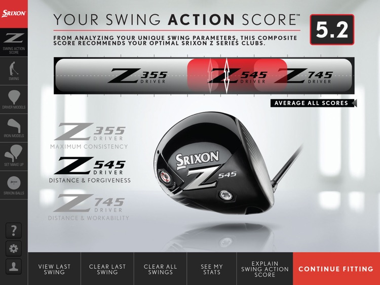 Srixon Z Swing Analyzer Powered by SwingByte